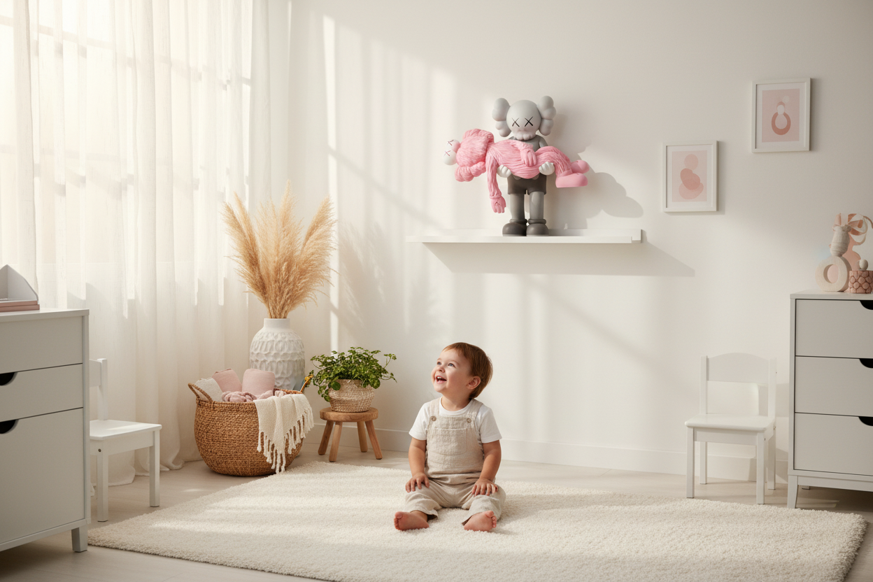 KAWS Gone Pink Statue Sculpture