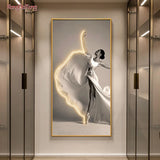 Girl Dance Art LED Wall Lamp for Interior Decoration