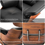 Genuine Leather Lounge Recliner Chair: Authentic Quality
