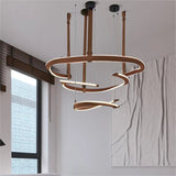 ModaLux Leather Craft LED Chandelier