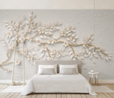 3D Tree Bended Branches Wallpaper Murals