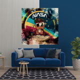 Disney Donald Duck NASA Astronaut Canvas Wall Art