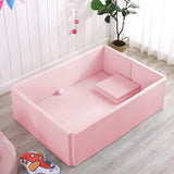 Soft Foam Foldable Pink Ball Pit Crawling Fence Children's Playground