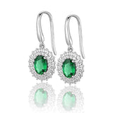 Emerald Moissanite Drop Earrings – Stunning Jewelry
