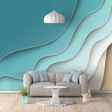Abstract Line Geometric Wallpaper for Home Wall Decor