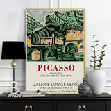 Pablo Picasso Peintures Exhibition Poster: Original Artworks Displayed