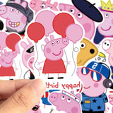 Peppa Pig Stickers Pack | Famous Bundle Stickers | Waterproof Bundle Stickers