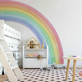 Rainbow Wall Decal for Kids Room Wall Decor | Kids Nursery Wall Decals