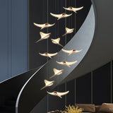 Seagull Hanging Light Staircase Chandelier – LED Lighting