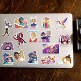 She-Ra and The Princesses of Power Cartoon Movie Stickers for Laptop Water Bottle Luggage Skateboard Decal for Kids Toy