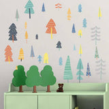 Forest Tree Wall Stickers For Kids Room | Woodland Tree Wall Stickers | Gift for Kids