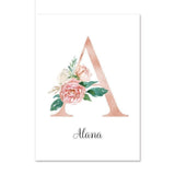 Adorable Deer and Fox Name Delights: Baby Name Poster Collection