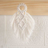 Woven Tapestry for Door Handle | Fiber Art for Door Handle | Door Handle Hanging Decor