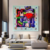 Mr Monopoly Canvas Art The Perfect Board Game Collectible
