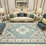 Traditional Persian Off White & Sea Green Luxury Rug