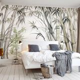 Bamboo Bars Plants Trees Wallpaper for Home Wall Decor