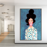 Girl Hair Flower Wall Art: A Beautiful Addition to Any Space