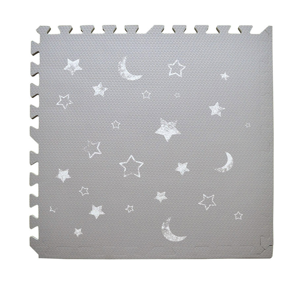 Carreaux de tapis de puzzle gris lune étoile