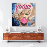 Acheter Affiche Vogue Bubble Marilyn - Tirage d'art en édition limitée