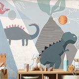 Papier peint Kids Dino - Transformez leur chambre avec Jurassic Fun