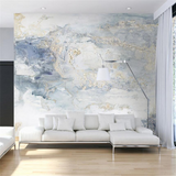 Tapetenwandgemälde „Nebliger Marmor“ – Werten Sie Ihre Wände auf