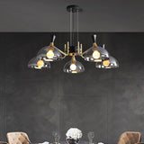 Black Glass Ceiling Chandelier: Exquisite Lighting Fixture