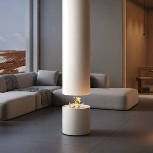 Artistic Cylindrical Hanging Fireplace – Modern Suspended Fireplace in High Carbon Steel-BabiesDecor.com