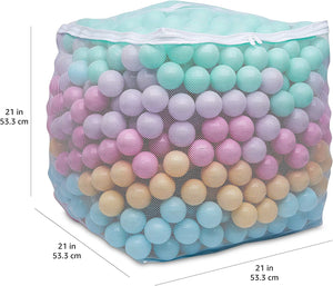 1000 Kids Play Balls with Storage Bag-Playpen and Ball Pits