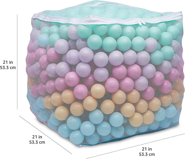 1000 Kids Play Balls with Storage Bag-Playpen and Ball Pits
