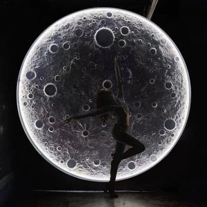 3D Moon LED Wall Lamp - Wall Decor-LED Wall Art
