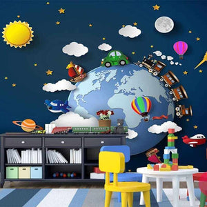 3D Train: Kids Room Wallpaper - Explore Perfect Wall Decor-Kids Room Wallpaper