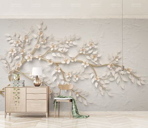 3D Tree Bended Branches Wallpaper Murals-Trees Wallpaper