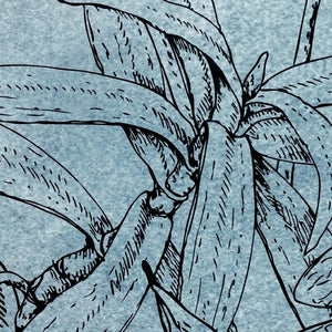 3D Tropical Watercolor Leaf Wallpaper Mural-Trees Wallpaper