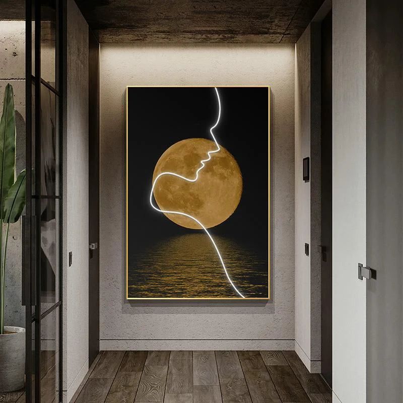 Abstract Figure LED Porch Wall Art-LED Wall Art