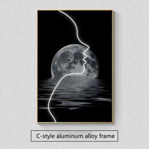 Abstract Figure LED Porch Wall Art-LED Wall Art