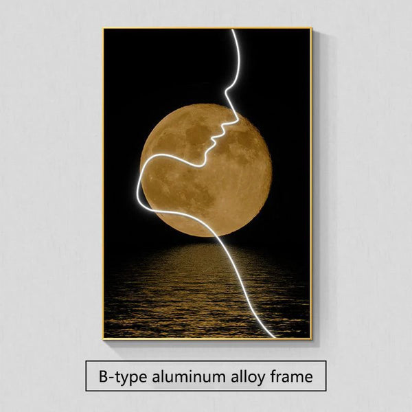 Abstract Figure LED Porch Wall Art-LED Wall Art