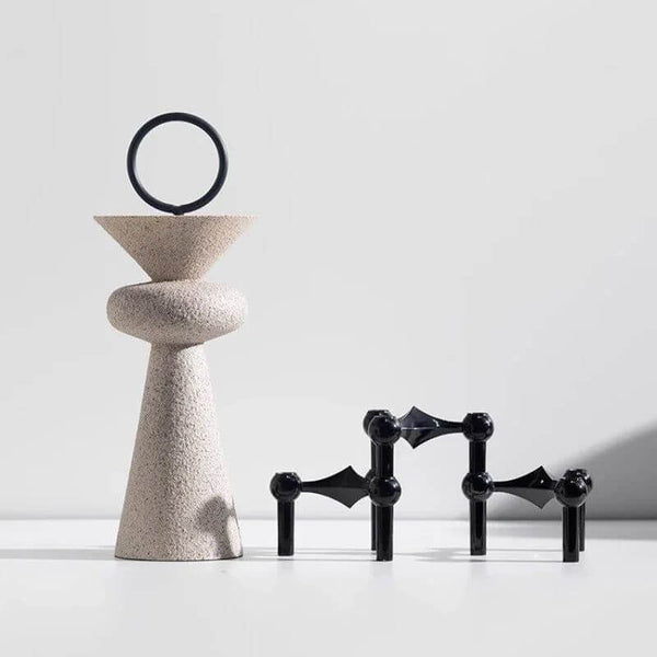 Abstract Geometric Sandstone Statue Art-Supreme Sculptures