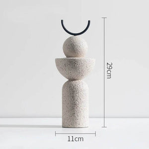 Abstract Geometric Sandstone Statue Art-Supreme Sculptures