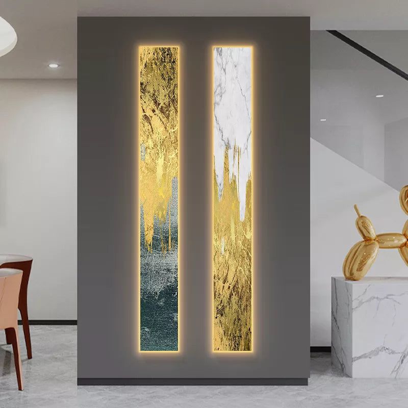 Abstract LED Panel Wall Lamp - Indoor Light Fixture-LED Wall Art