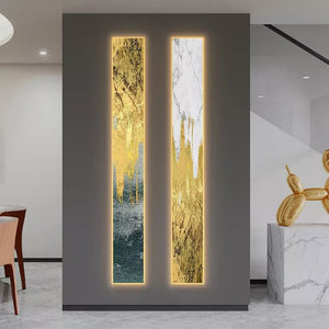 Abstract LED Panel Wall Lamp - Indoor Light Fixture-LED Wall Art