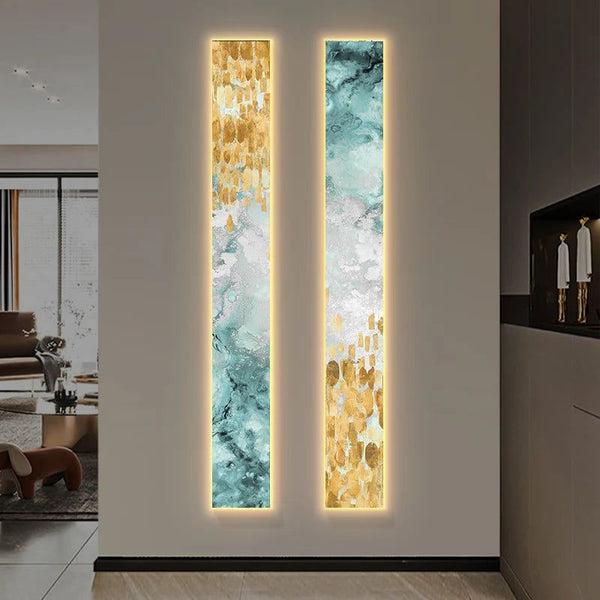 Abstract LED Panel Wall Lamp - Indoor Light Fixture-LED Wall Art