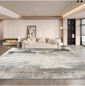 Abstract Textures High Pile Tufted Rugs with 3D Relief Design-Rugs & Carpets