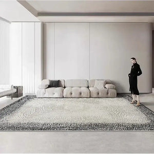 Abstract Textures High Pile Tufted Rugs with 3D Relief Design-Rugs & Carpets