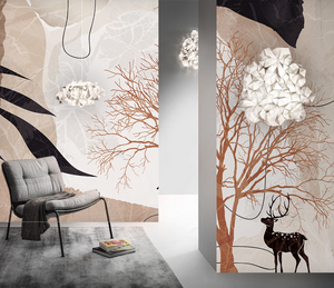 Abstract Tree Wallpaper Murals - Transform Your Space-Trees Wallpaper