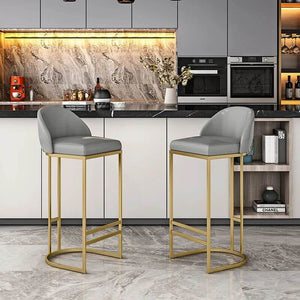 Accent Bar Stools Minimalist Kitchen Counter Stool-Bar Stools