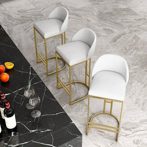 Accent Bar Stools Minimalist Kitchen Counter Stool-Bar Stools
