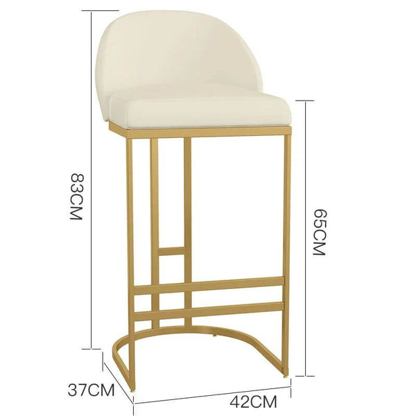 Accent Bar Stools Minimalist Kitchen Counter Stool-Bar Stools