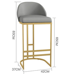Accent Bar Stools Minimalist Kitchen Counter Stool-Bar Stools
