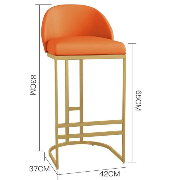 Accent Bar Stools Minimalist Kitchen Counter Stool-Bar Stools