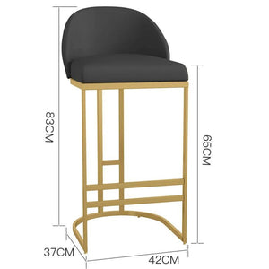 Accent Bar Stools Minimalist Kitchen Counter Stool-Bar Stools